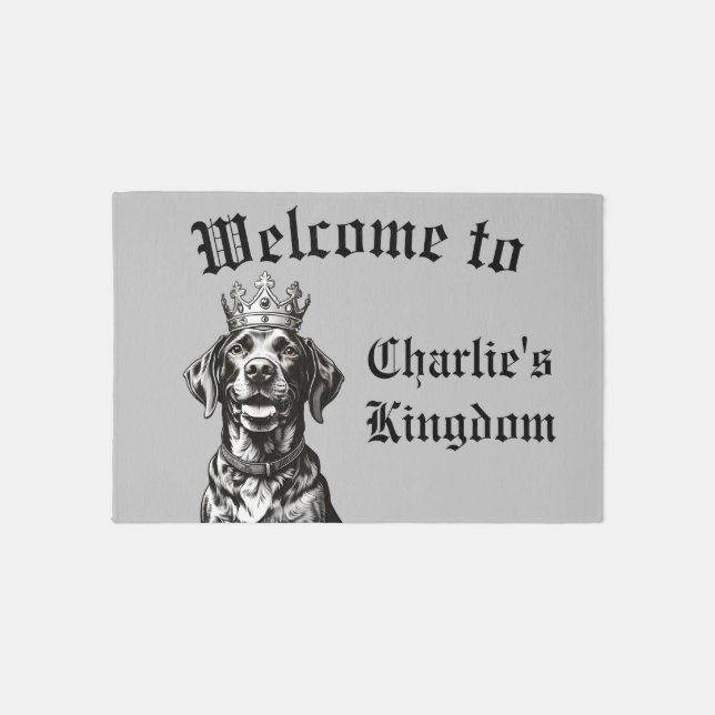 Customizable German Shorthaired Pointer Rug (Front)