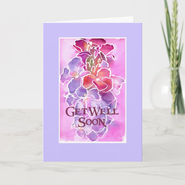 Customizable Get Well Card - Wallflowers (Front)