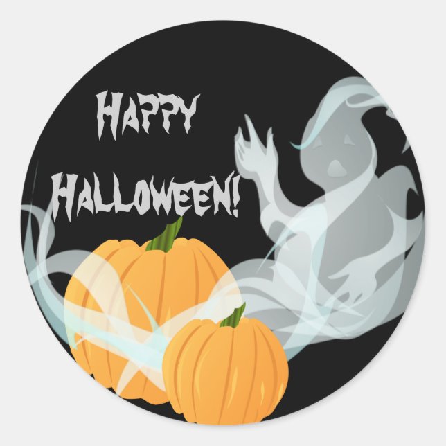 Customizable Ghost Stickers (Front)