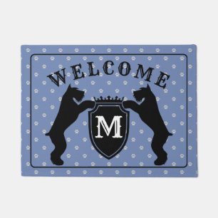 Customizable Giant Schnauzer Doormatnt Doormat
