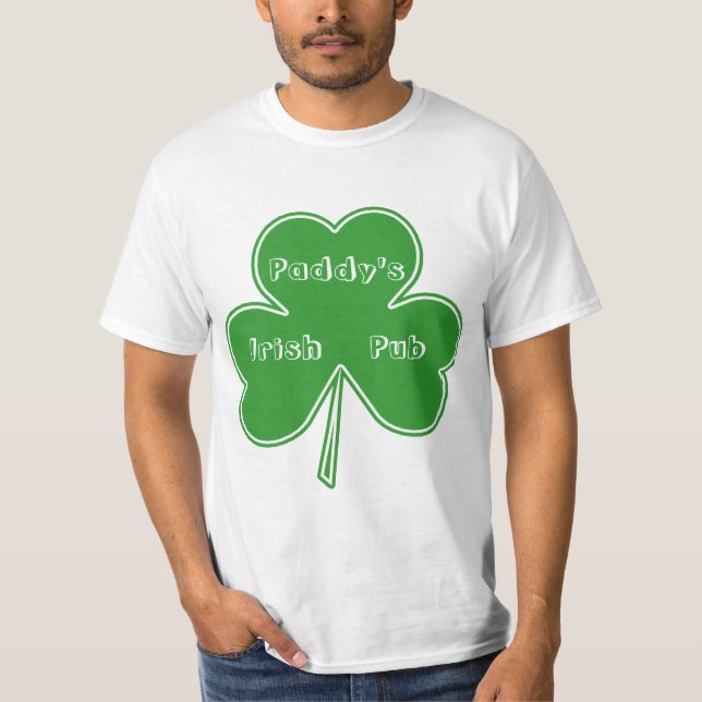 Customizable Giant Shamrock T-Shirt (Front)