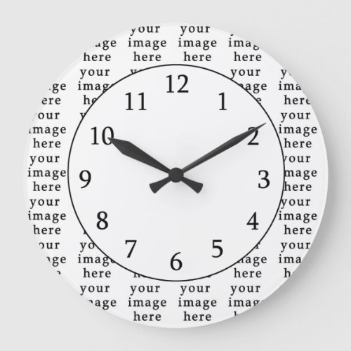 Customizable Gifts  Design Your Own Large Clock