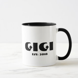 Customizable Gigi established year Mug
