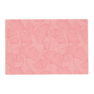 Customizable Ginkgo Leaf Elegance Placemat