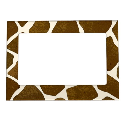 Customizable Giraffe Print Magnetic Photo Frame