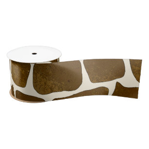 Customizable Giraffe Print Ribbon