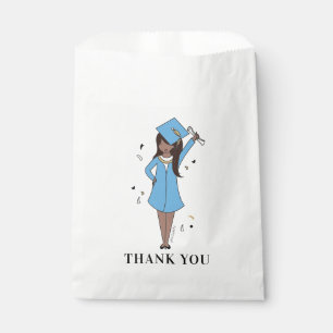 Customizable Girl Avatar   High School Graduation  Favor Bag