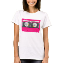 Customizable Girly Pink Cassette Tape