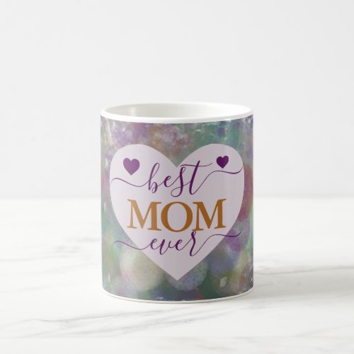 Customizable Glitter Dandelion Best Mom Ever Coffe Coffee Mug