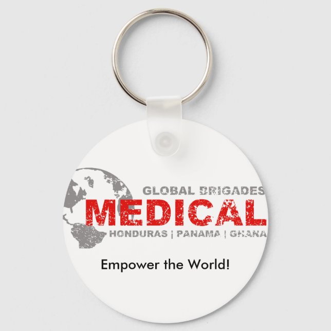 Customizable Global Medical Brigades Keychain (Front)