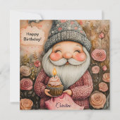 Customizable Gnome Birthday Design (Front)