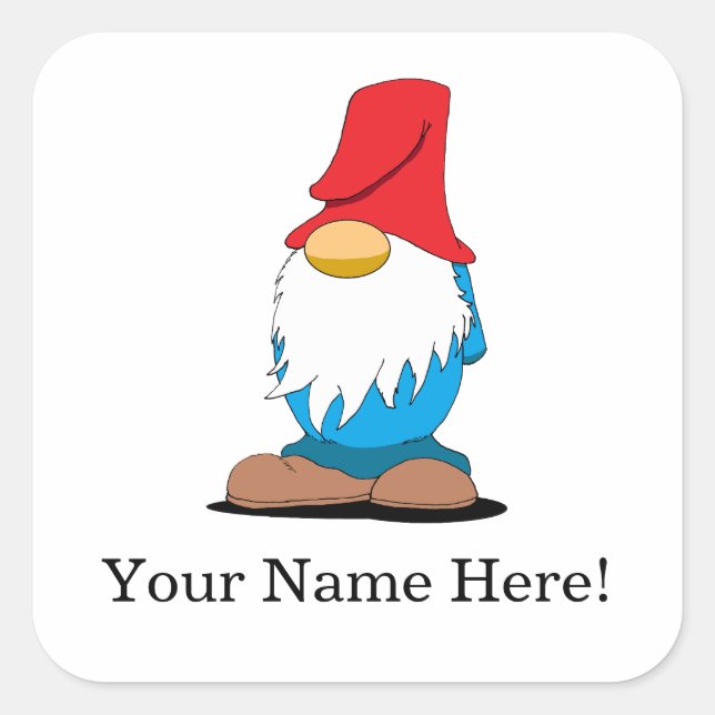 Customizable Gnome Stickers (Front)