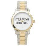 Customizable Gold And Silver Tone Watch at Zazzle