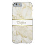 Customizable Gold and White Marble iPhone 6 Case