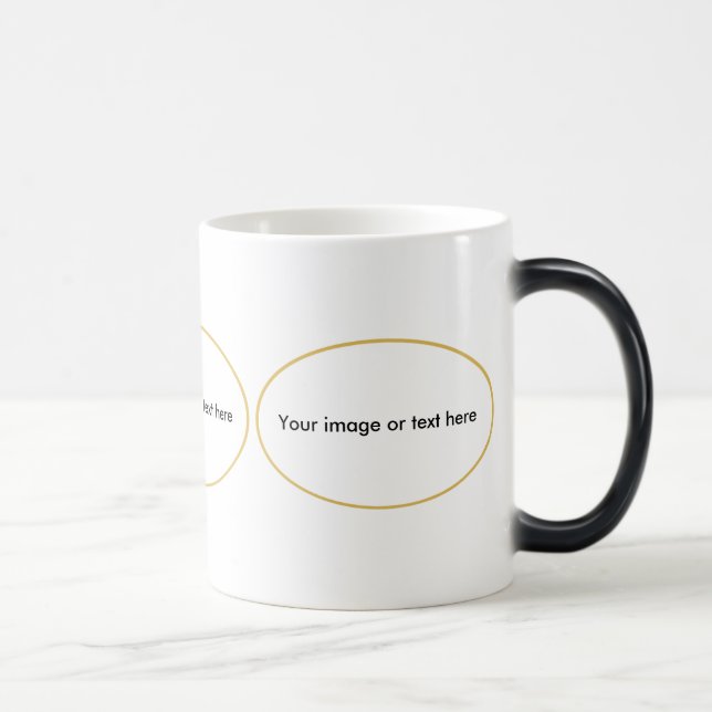 Customizable Golden Frame Mug (Right)