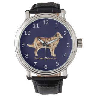 Customizable Golden Retriever Dog Wrist Watch