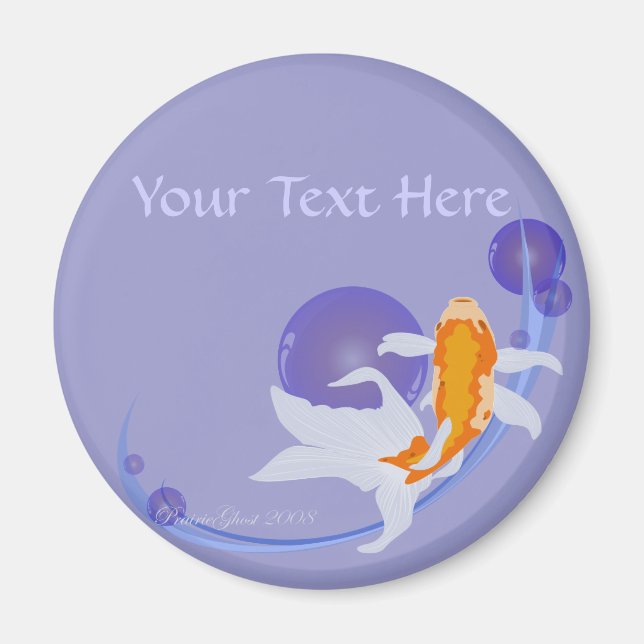 Customizable Goldfish Magnet (Front)