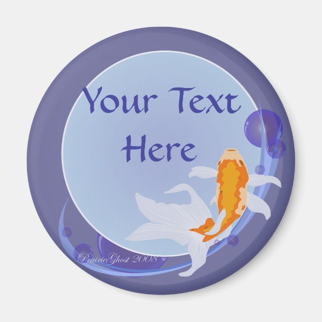 Customizable Goldfish Magnet 2 (Front)