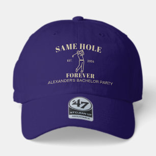 Customizable Golf Bachelor Party Retro Dad Hat