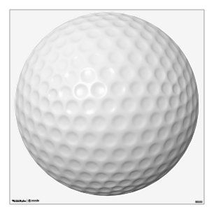 Customizable Golf Ball Round Wall Decal