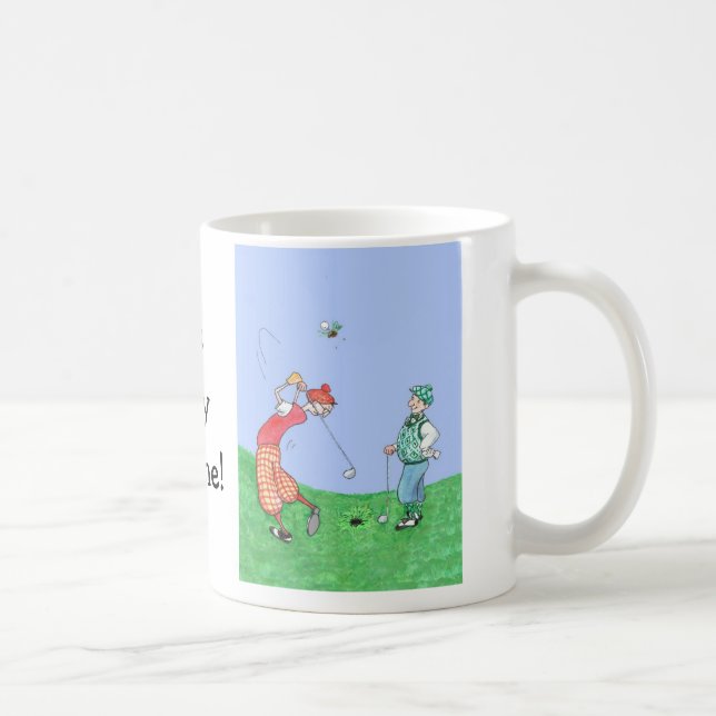 Customizable Golf Coffee Mug (Right)