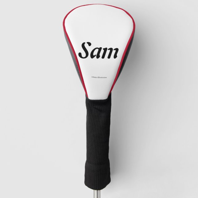 Customizable Golf Driver Cover (Front)