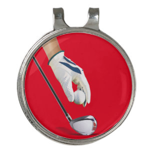 Customizable Golf Hat Clip and Ball Marker