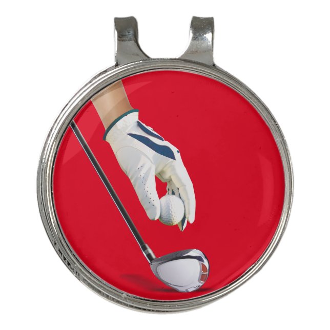 Customizable Golf Hat Clip and Ball Marker (Front)