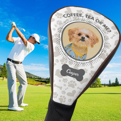 Customizable Golf Head Cover with Pet Portrait