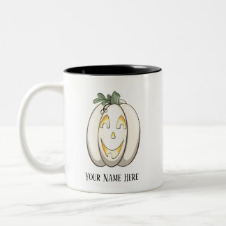 Customizable “Gourdy The Pumpkin” Mug