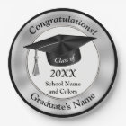 Customizable Graduation Paper Plates
