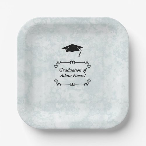 Customizable Graduation Party Paper Plate