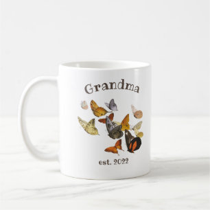 CUSTOMIZABLE Grandma Date - First time Grandma Cof Coffee Mug