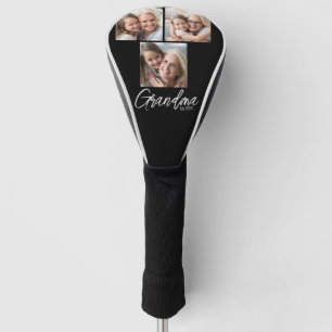 Customizable Grandma Established Year 3 Photo Golf Head Cover
