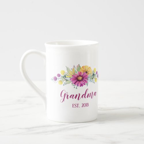 CUSTOMIZABLE Grandma Mamaw Grams etc Bone China Mug