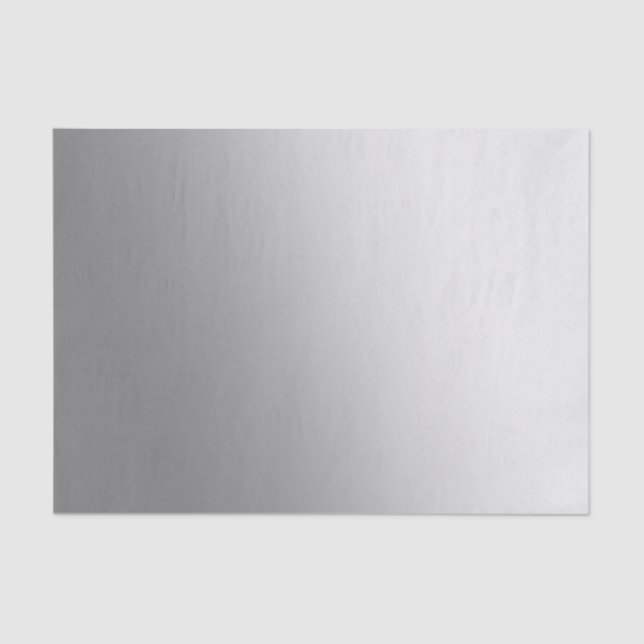 Customizable Gray and White Gradient Tissue Paper (Front)