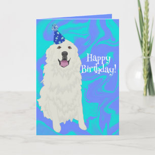 Customizable Great Pyrenees Birthday Card