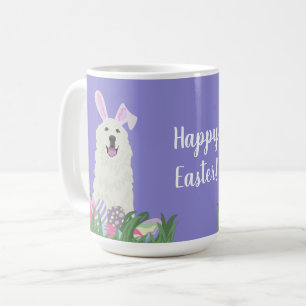 Customizable Great Pyrenees Easter Coffee Mug
