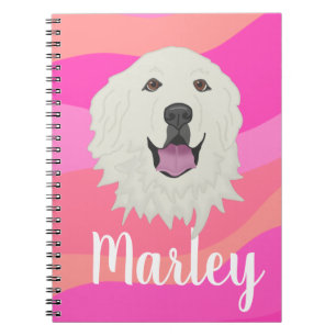 Customizable Great Pyrenees  Notebook