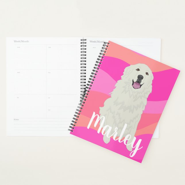 Customizable Great Pyrenees  Planner (Display)