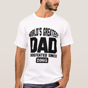 Customizable Greatest Dad T-Shirt
