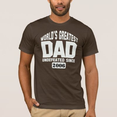 Customizable Greatest Dad T-Shirt