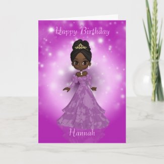 customizable greeting card with cutie
