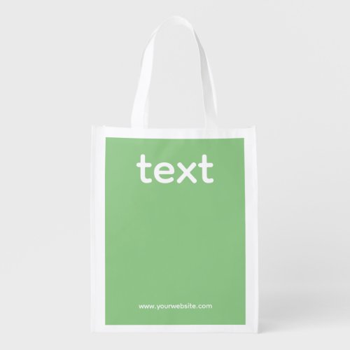 Customizable Grocery Bags Company Name  Website