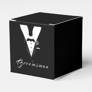 Customizable Groomsman Favor Box