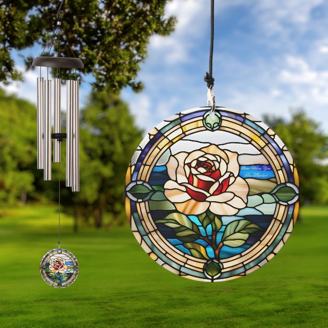 Customizable "Grow Where You Are Planted"  Wind Chime (Outdoor)