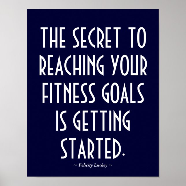 Customizable Gym Poster 43 (Front)