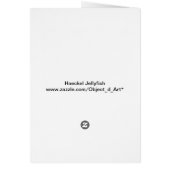 Customizable Haeckel Jellyfish Cards (Back)
