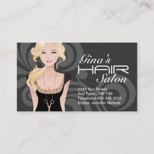 Customizable Hair Salon Business Cards