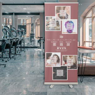 Customizable Hair Salon Event Retractable Banner